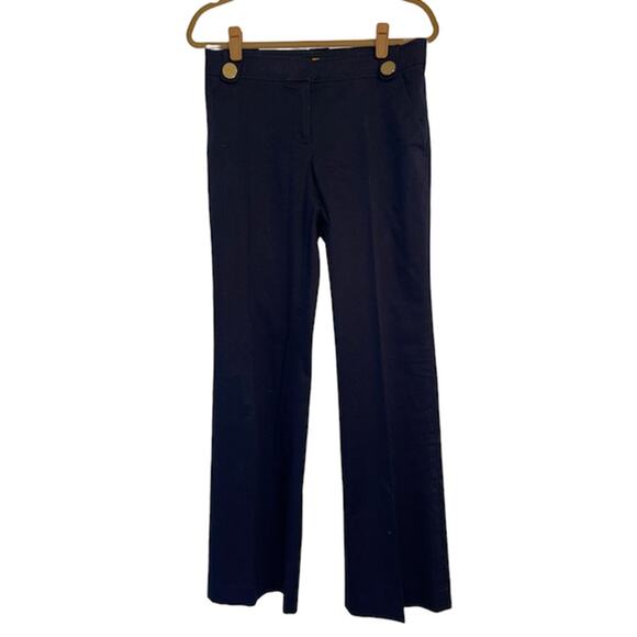 Tory Burch Navy Blue Trousers Size 6 - Picture 2 of 12